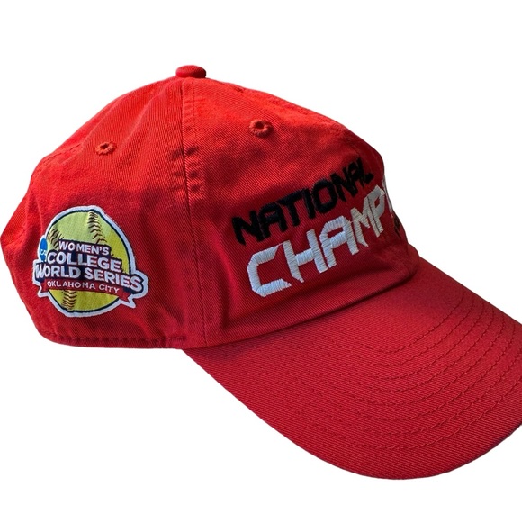 Oklahoma University 2013 Softball World Series Champions Women’s Baseball Hat - Picture 3 of 7